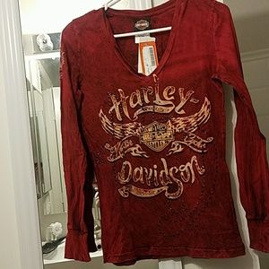 Gorgeous Harley Davidson long sleeve